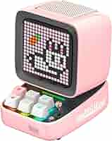 ■新品未開封 2個 DIVOOM Ditoo Bluetooth 赤 ピンク DIVOOM DITOO PRO (ピンク) ポータブルスピーカー Bluetooth
